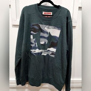 True Religion Camo Logo Sweatshirt